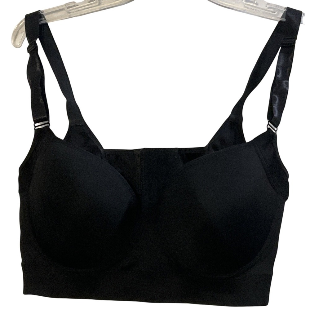 Black Underwire Bra‎ 36DDD Full Support Adjustable Straps Womens